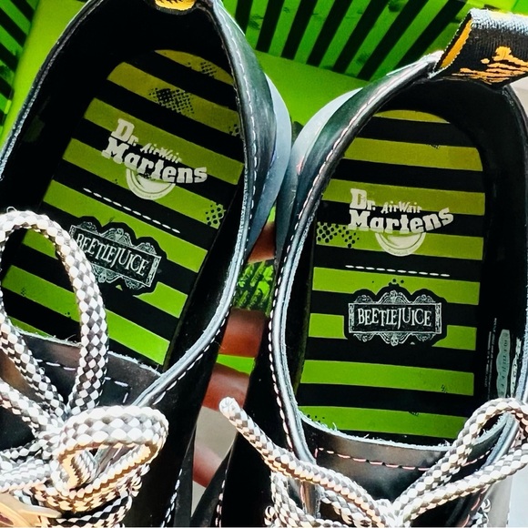 Dr Martens Beetlejuice 1461 Lydia Lace-Up Oxfords 6 W / 5 M Limited Edition Rare - Picture 7 of 15